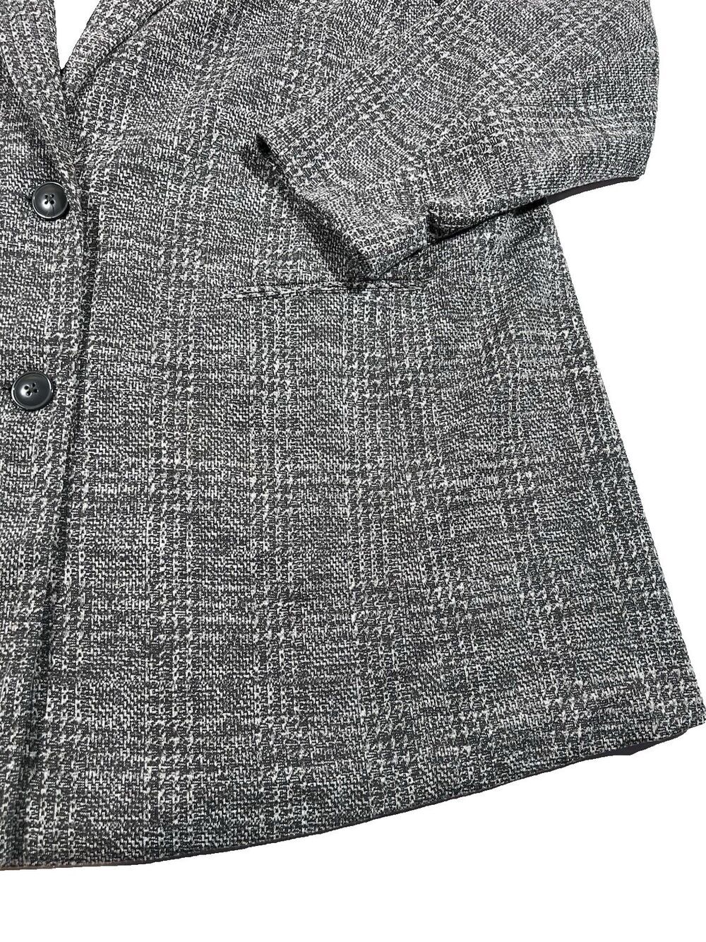 Torrid Gray Black Marled Knit Blazer Jacket Button Front Career Plus Size 3 NWT - Picture 3 of 9